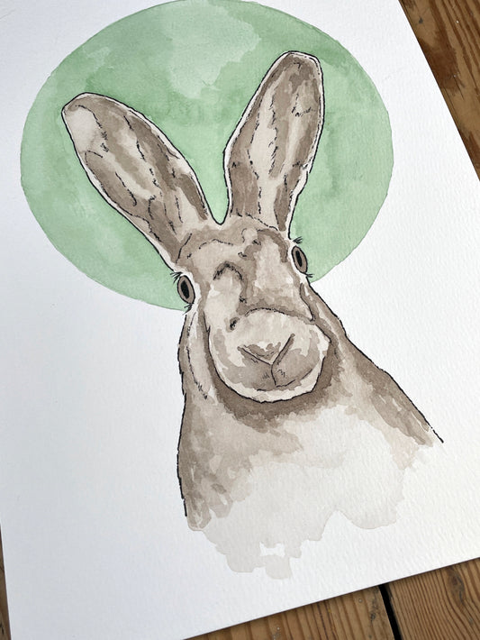 Peace Hare A4 (Print)
