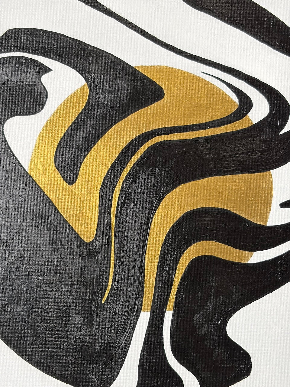 Ember Current Abstract Painting