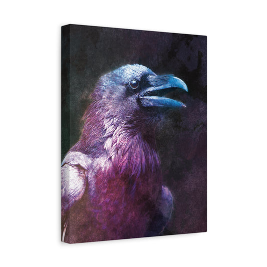 Canvas Print - Oracle Raven Gothic Guardian Collection
