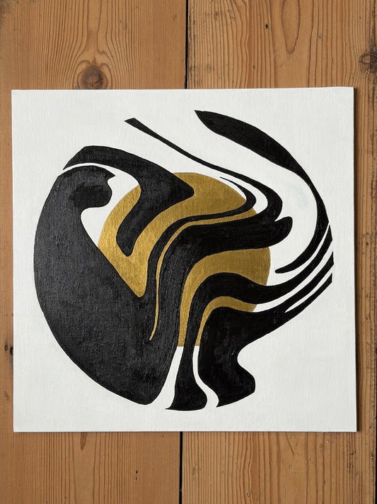 Ember Current Abstract Painting