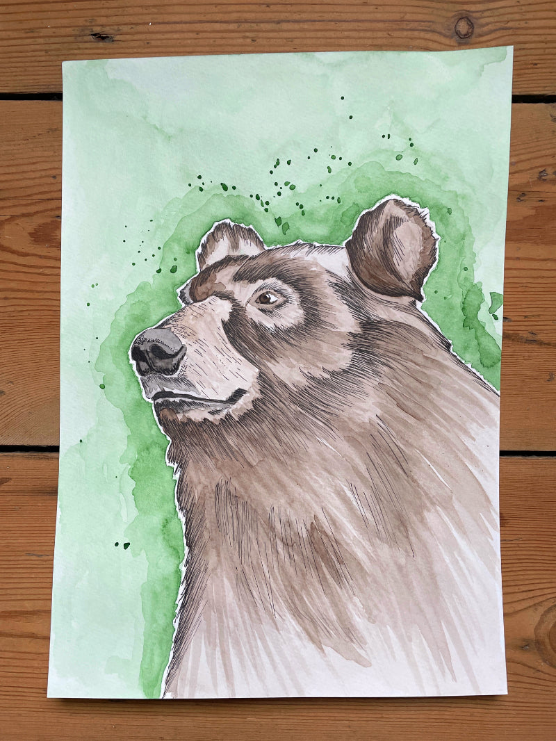 Brown Bear A4 (ORIGINAL)