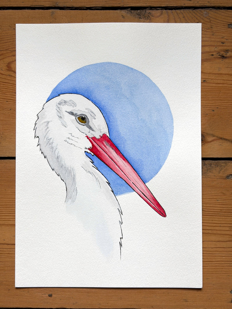 Sentinel (Stork) A4 (Print)