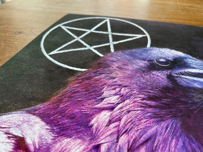 Silver Pentacle - Knot Raven