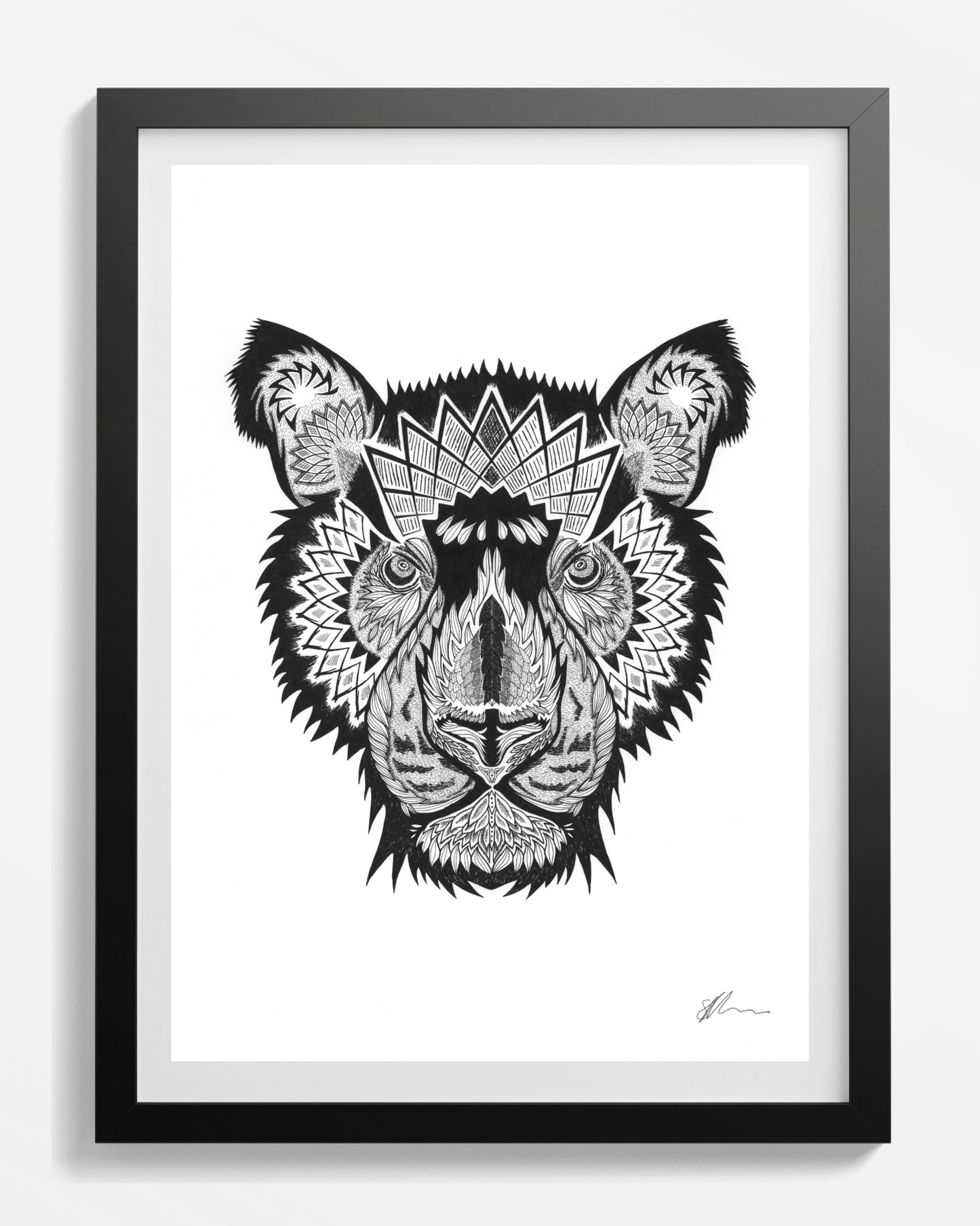 Ornamental Tiger A3 (ORIGINAL)