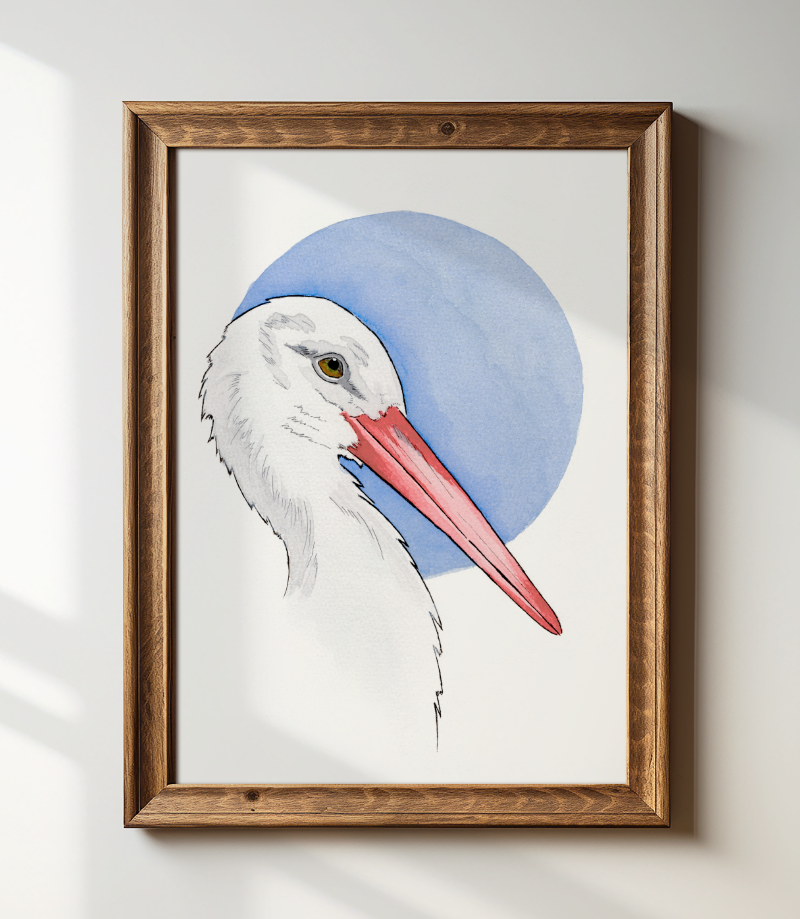 Sentinel (Stork) A4 (Print)