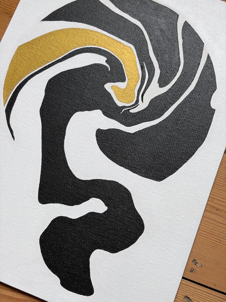 Serpentine Abstract Painting